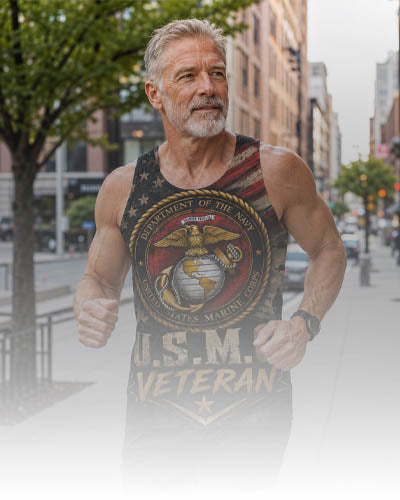 US Veteran Running Tank Top