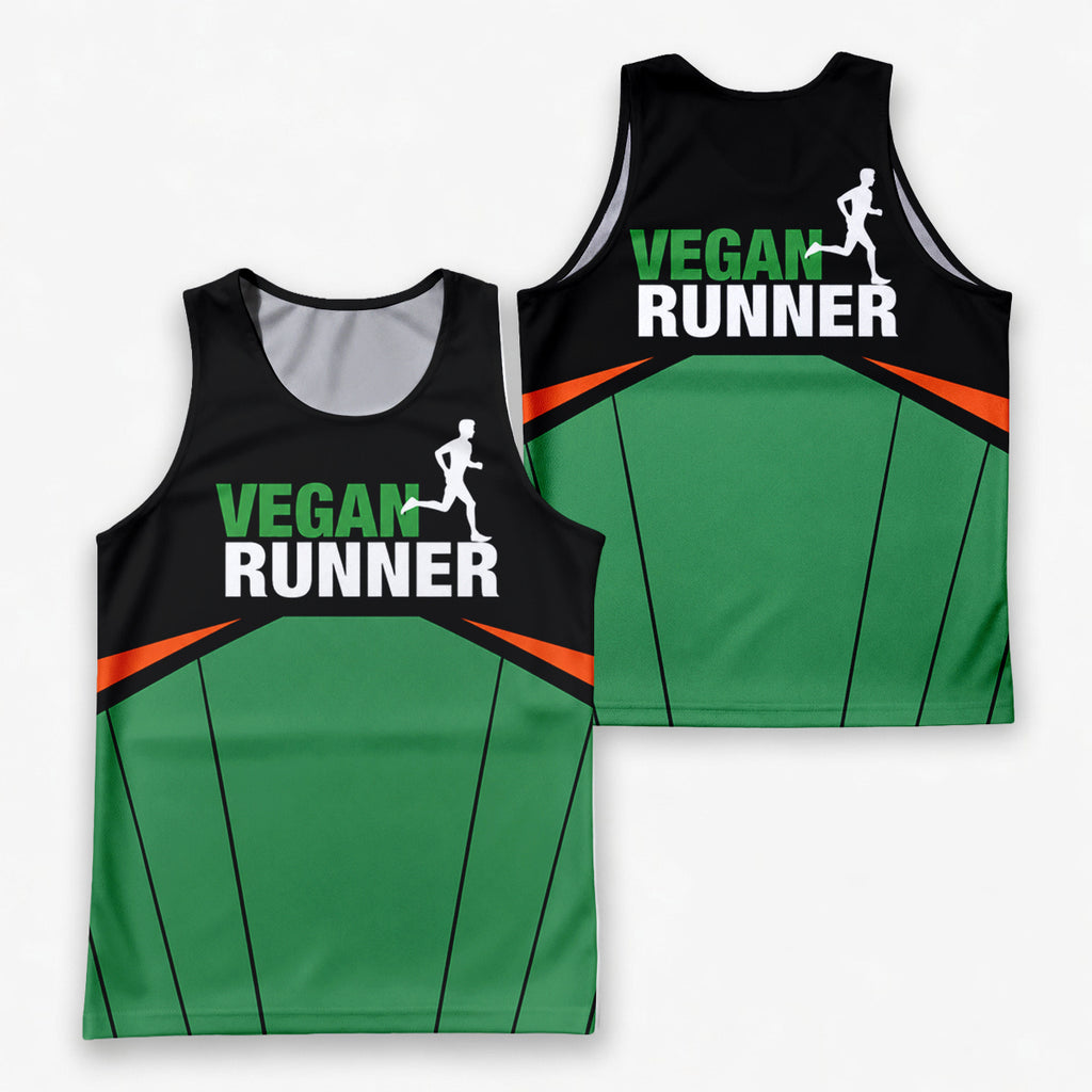 Vegan Running Tank Top Vegan Runner Running Singlet for Men and Women