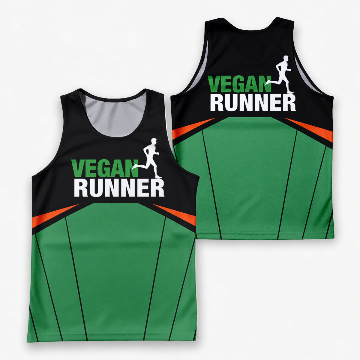 Vegan Running Tank Top Vegan Runner Running Singlet for Men and Women