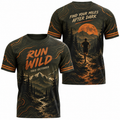 Run Wild This October Halloween Tech Running T-Shirt