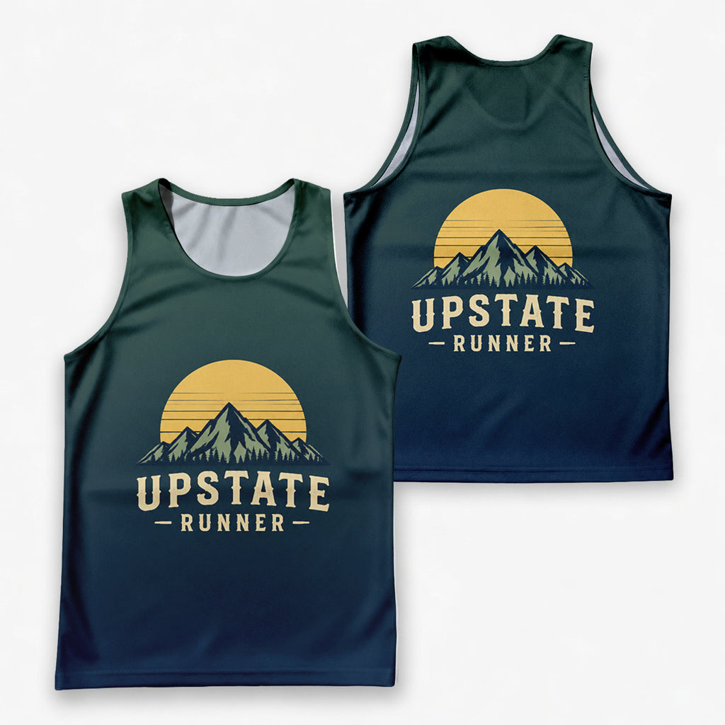 Upstate Mountain Gradient New York Running Tank Top