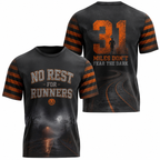 No Rest for Runners Halloween Tech Running T-Shirt
