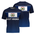 West Virginia State Pride Tech Running T-Shirt