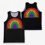 LGBT Pride Running Tank Top Rainbow Pride Running Singlet for Men and Women
