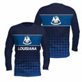 Louisiana State Pride Long Sleeve Running T-Shirt
