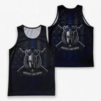 Men's Running Tank Top Police Protect And Serve Running Singlet