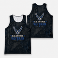 Veteran Running Tank Top - US Air Force Veteran Tech Singlet