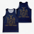 NY Flag Navy Classic New York Running Tank Top
