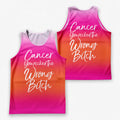 Cancer Fighter Running Tank Top You Picked the Wrong One Running Singlet for Men and Women