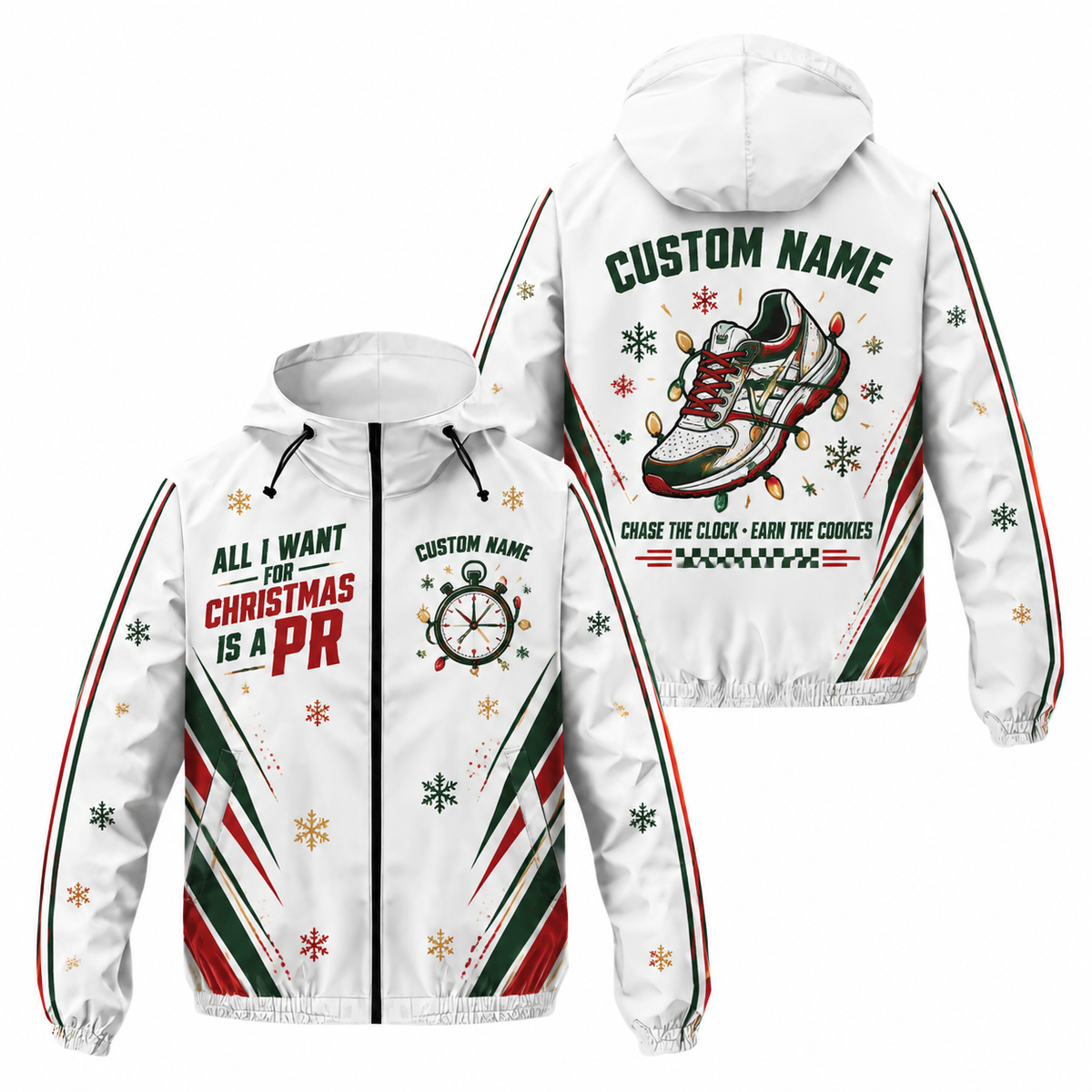 Custom Name All I Want Is a PR Running Windbreaker Jacket