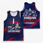 The People's Marathon Skyline The Marine Corp Race Day Running Tank Top