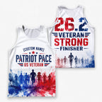 Veteran Patriot Pace The Marine Corp Race Day Running Tank Top