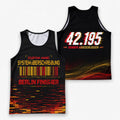 Glitch Art Effekt Berlin Wettkampftag Lauf-Tanktop