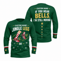 Custom Name Jingle Legs Running Long Sleeve Shirt
