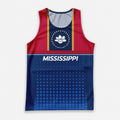 Patriotic Tech Running Tank Top - Mississippi State Pride Running Singlet