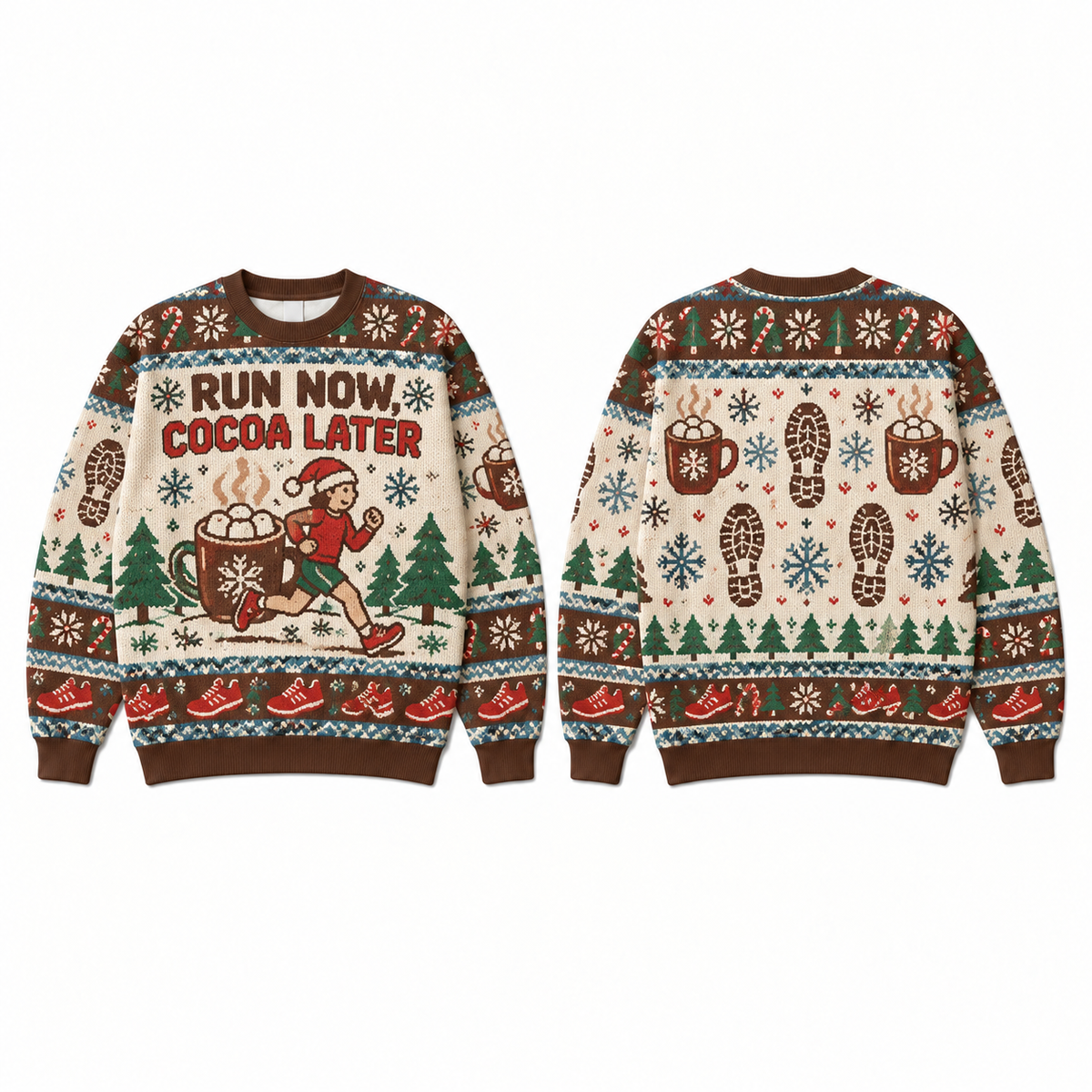 Run Now Cocoa Later Sweater