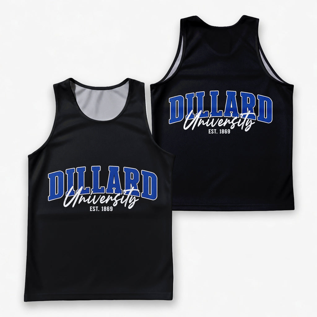 HBCU Running Tank Top Dillard University Running Singlet for Men and Women
