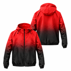 Custom Name State Gradient Speed Fade Running Windbreaker Jacket