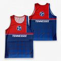 Patriotic Tech Running Tank Top - Tennessee State Pride Running Singlet