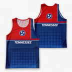 Patriotic Tech Running Tank Top - Tennessee State Pride Running Singlet