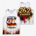 Urbaner Farbtropfen Berlin Wettkampftag Lauf-Tanktop