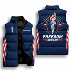 Torch of Freedom Sleeveless Running Puffer Jacket
