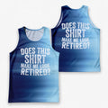 Retirement Running Tank Top Make Me Look Retired Funny Running Singlet for Men and Women