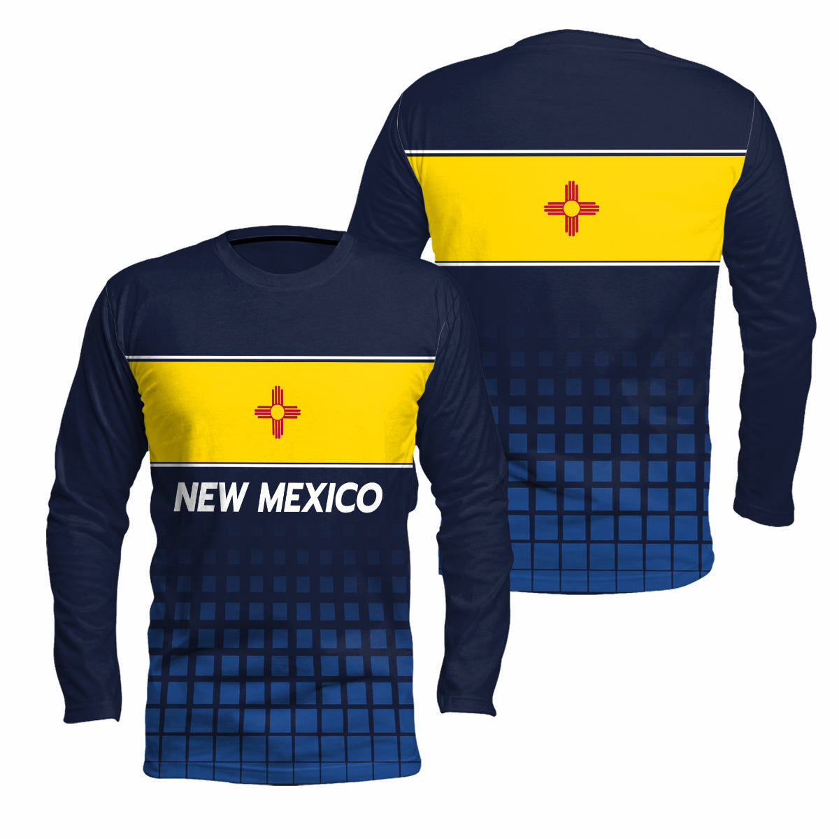 New Mexico State Pride Long Sleeve Running T-Shirt