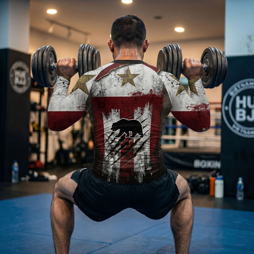 Golden State Warrior BJJ Rash Guard