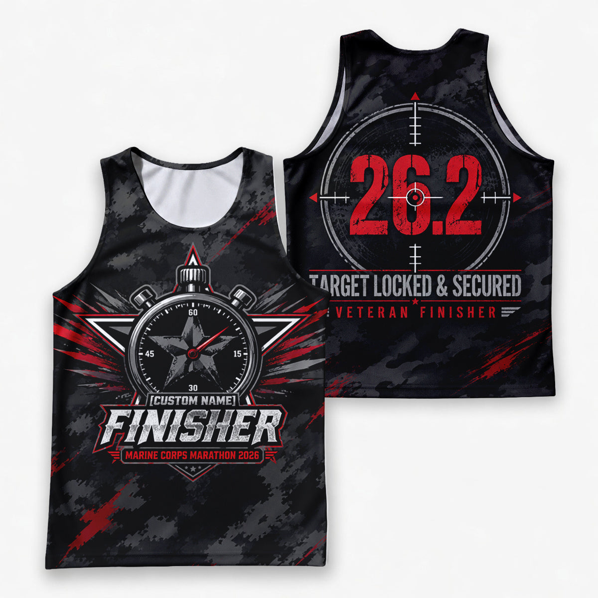 Tactical Speed The Marine Corp Race Day Running Tank Top