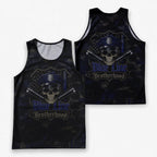 Men's Running Tank Top Police Blue Line Brotherhood Running Singlet
