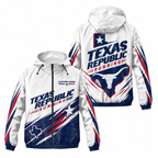 Custom Name Texas Republic Running Running Windbreaker Jacket