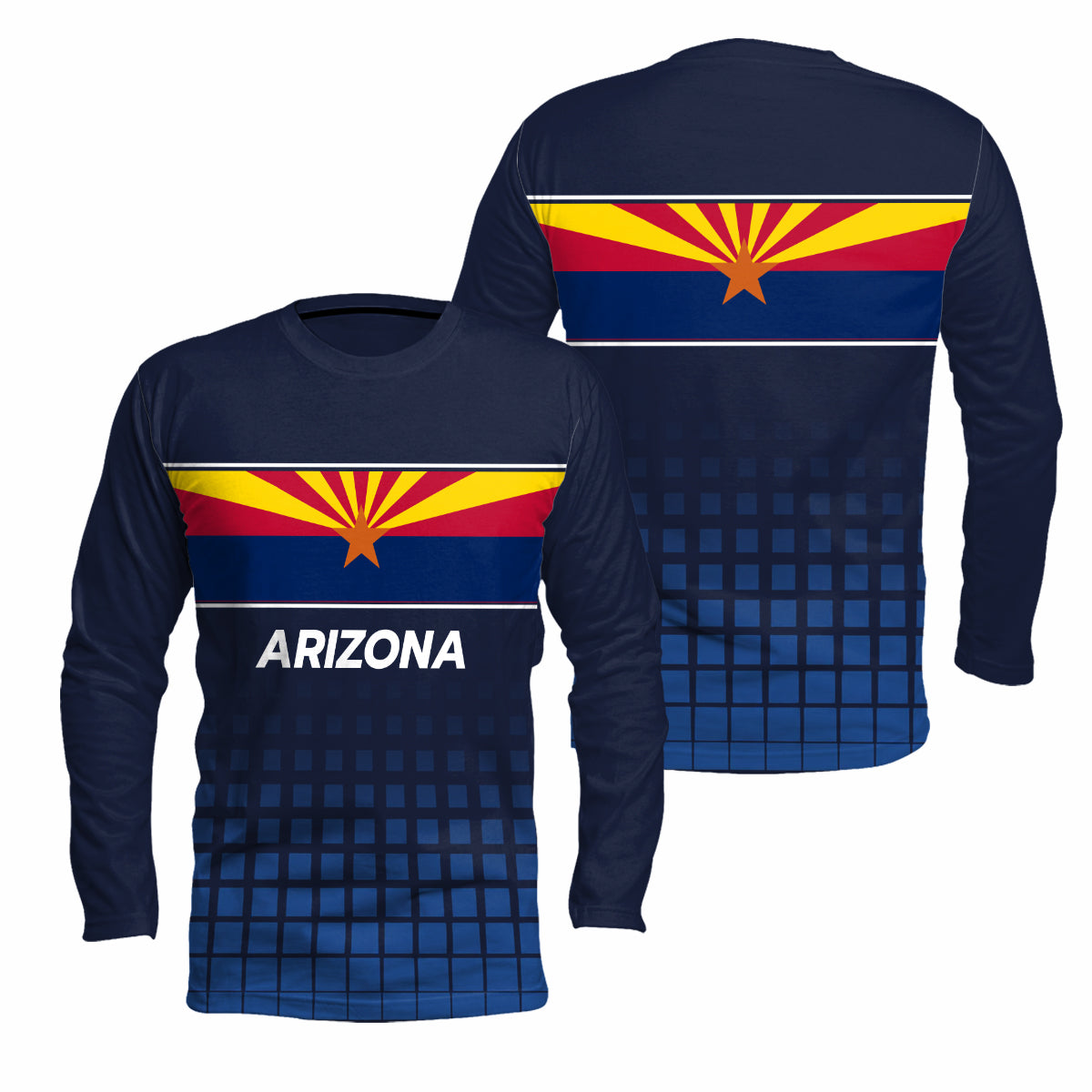Arizona State Pride Long Sleeve Running T-Shirt