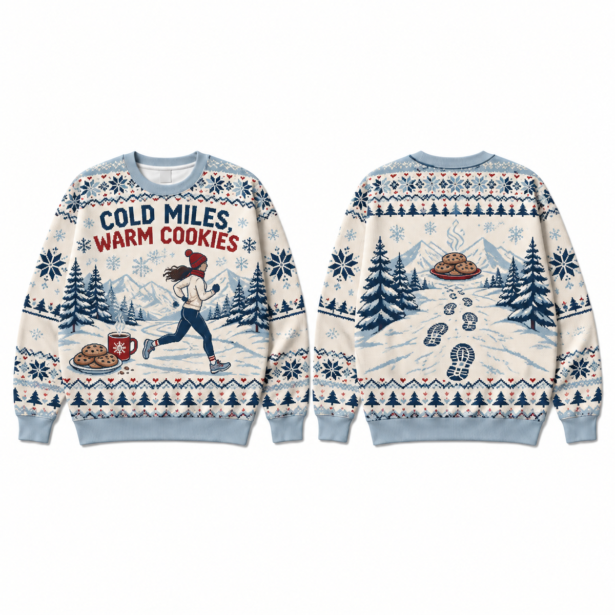 Cold Miles Warm Cookies Sweater