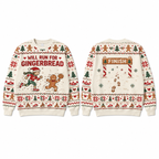 Will Run For Gingerbread Sweater