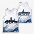 Empire Brushstroke Skyline New York Running Tank Top