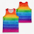 LGBT Pride Running Tank Top Rainbow Running Singlet for Men and Women