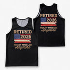 Retirement Running Tank Top Retired 2026 Running Singlet for Men and Women
