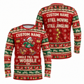 Custom Name Jingle Till You Wobble Running Long Sleeve Shirt