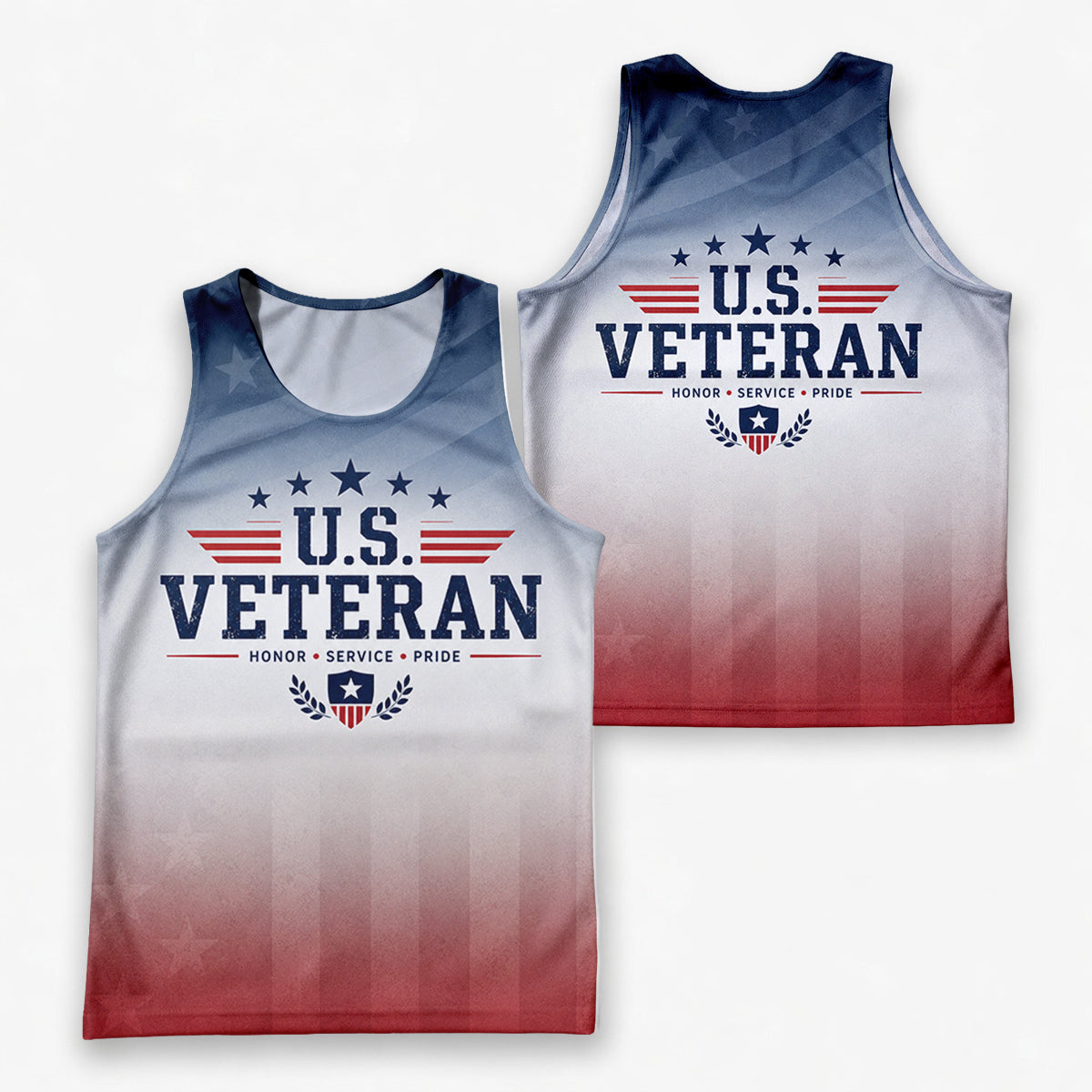 Veteran Tech Running Tank Top - U.S. Veteran Running Singlet
