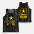 Veteran Running Tank Top - US Army Veteran V5 Tech Singlet