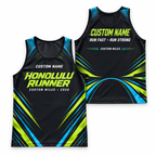 Custom Name Miles Honolulu Velocity Running Tank Top