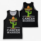 Cancer Fighter Running Tank Top Nacho Average Cactus Running Singlet for Men and Women
