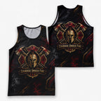 Men's Running Tank Top Firefighter Courage Under Fire Running Singlet