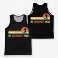 Retirement Running Tank Top My Retirement Plan Running Singlet for Men and Women