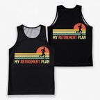 Retirement Running Tank Top My Retirement Plan Running Singlet for Men and Women