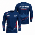 Custom Name Philly Finisher Racing 2026 Running Long Sleeve Shirt
