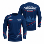 Custom Name Philly Finisher Racing 2026 Running Long Sleeve Shirt