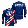 Custom Name Run United Running Long Sleeve Shirt