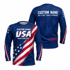 Custom Name Run United Running Long Sleeve Shirt